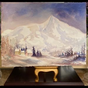 C. Scott original watercolor